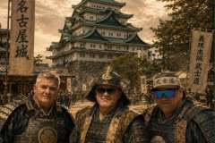 Samurai At Nagoya Castle