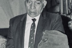 Henare Kuka speaking at his and Meria Kuka's Golden Wedding celebration in Tauranga, 1963.