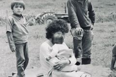 John Taikato with his wife Shirley and sons Allan and Butch, 1975.